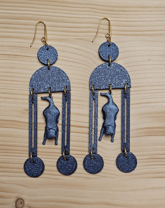 Earrings &quot;Mystical Cat&quot;